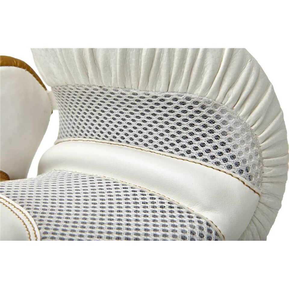 image 1 of Reebok Boxing Gloves 12oz - White & Gold with Tetra Impact Gel | White | White and Gold | 12oz