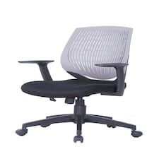 Malibu office chair in grey / black | Grey | Grey | One Size