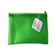 image 2 of 8x5" Frosted Green Pencil Case - See Through Exam Clear Translucent
