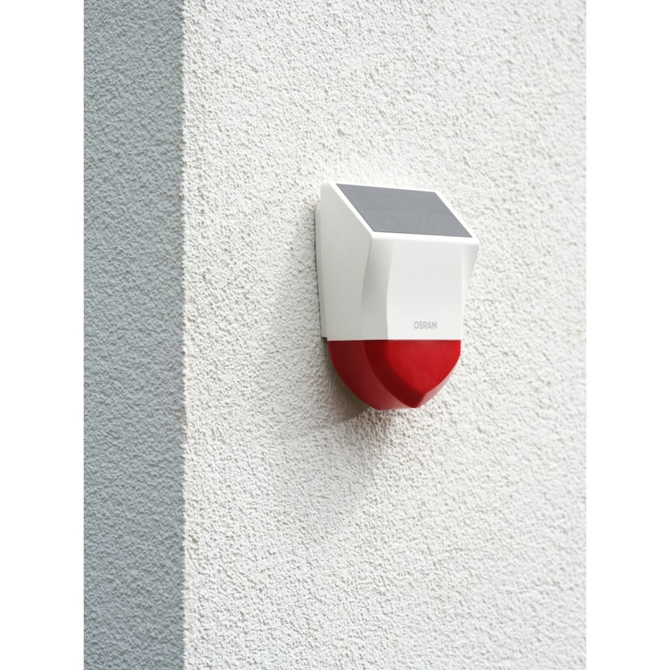 image 1 of Osram Smart+ WiFi Outdoor Alarm Siren Triple Alarm Feature Alexa/Google Home