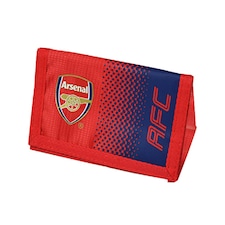 Arsenal FC Official Fade Touch Fastening Football Crest Wallet - Red/Blue - One Size