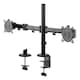 image 2 of One For All DM2210 Smart Line Dual Monitor Mount - Black