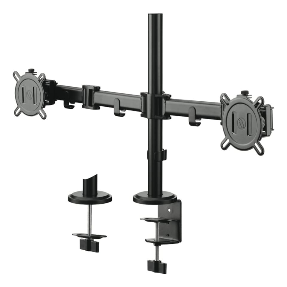 image 1 of One For All DM2210 Smart Line Dual Monitor Mount - Black