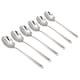 image 1 of Argon Tableware Tondo Stainless Steel Dessert Spoons - 21cm - Pack of 6