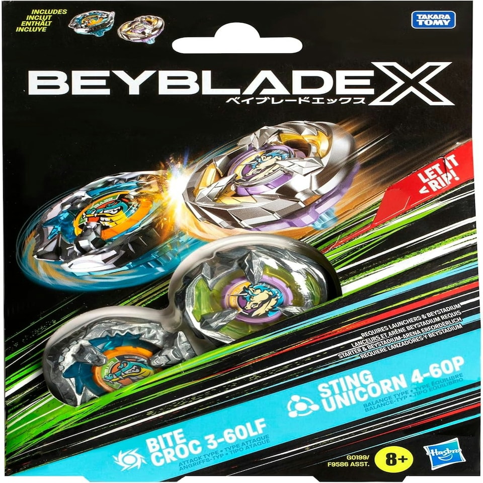 image 1 of Beyblade X - Bite Croc Sting Uni