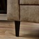image 5 of Furniturebox Jolene Brown Faux Leather 3 Seater Sofa