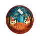 image 2 of Verano Spanish Ceramics Tuscany Village Large Fruit Bowl - 28cm Multi