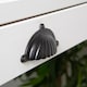 image 6 of Hammer & Tongs Fluted Cabinet Drawer Pull - W130mm x H60mm - Black | Black | Black