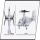 image 5 of Bell Boeing V-22 Osprey tiltrotor brick model - COBI 5836 - 1090 bricks