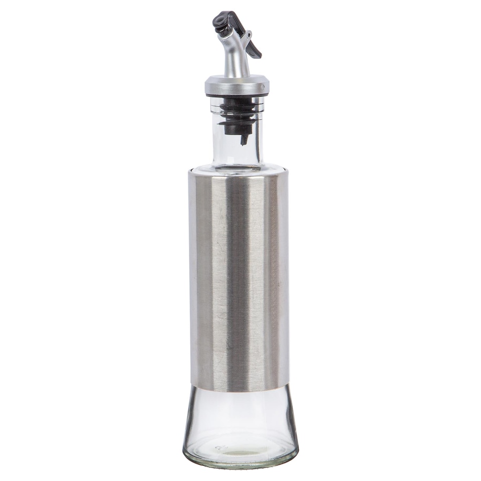 image 1 of Ashley Stainless Steel Olive Oil Bottle - 300ml - Silver