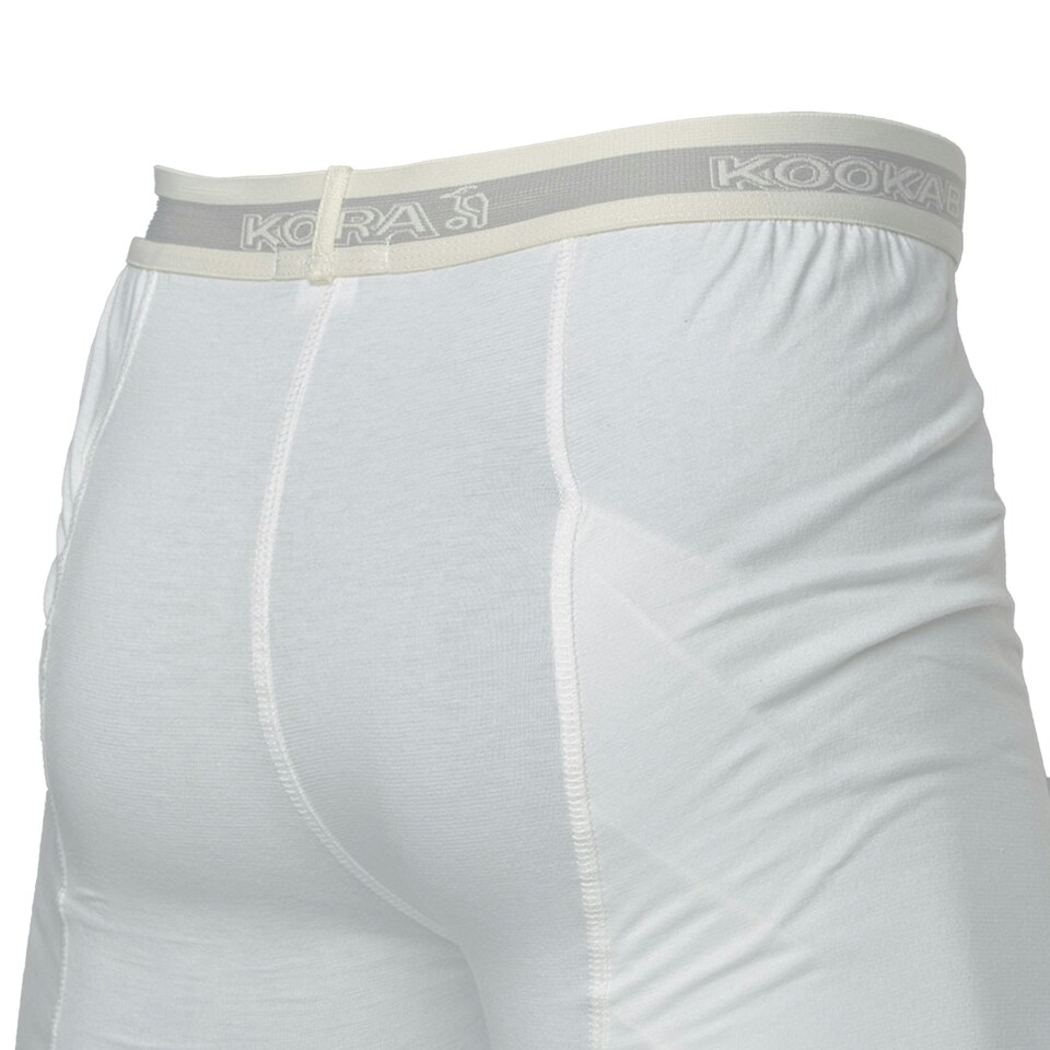 image 1 of Kookaburra Unisex Adult Cricket Padded Shorts - White - M