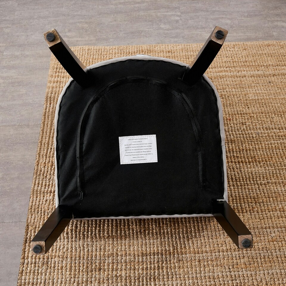 image 1 of Single Velvet Dining Chair Ergonomic Scoop Knockerback & Button Tufted Wood Legs Grey | Light Grey