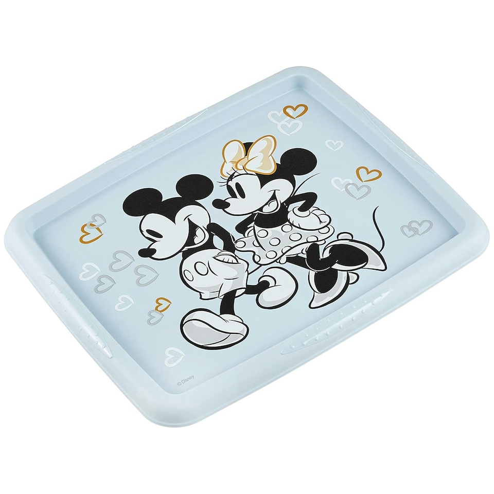 image 1 of Keeeper Mickey Mouse Storage Box with Lid 24 Litre Cloudy Blue