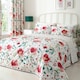 image 1 of D & D Abstract Poppy Bedspread Red