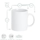 image 3 of Argon Tableware Classic White Mugs - 285ml - Pack of 6 White