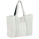 image 1 of Westford Mill Courtside Medium Tote Bag - Soft White/Bottle Green - One Size