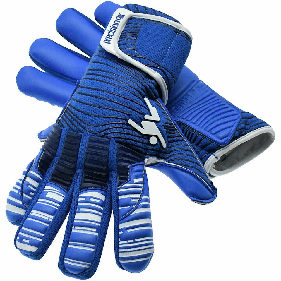 image 1 of Precision Unisex Adult Elite 2.0 Grip Goalkeeper Gloves - Blue/White - 11