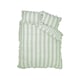 image 5 of Catherine Lansfield Seersucker Frill Stripe Duvet Cover Set | Green | Single