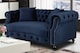 image 2 of Velvet Navy Blue 2 Seater Chesterfield Sofa RICHMOND