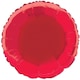 image 1 of Red Round Foil Helium Balloon 46cm / 18 in