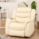 image 2 of Almeira Electric Riser Recliner with Massage and Heat - Cream