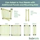 image 4 of Safetots Wooden Multi Panel Fire Surround, 68cm Deep x 200cm Wide, Natural Wood, 76cm Tall, Baby and Toddler Fire Guard, Safety Barrier for Fireplaces