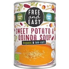 Organic Low Salt Sweet Potato & Quinoa Soup 400g (Free & Easy) | Multi