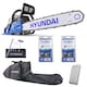 image 1 of Hyundai 20" 50cm 62cc Petrol Chainsaw Cordless 2-Stroke Easy-Start HYC6200X
