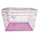 image 4 of Hugglepets Dog Cage Crate with Metal Tray Silver | One Size