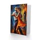 image 2 of Salsa Street Dance Lovers Dancing Love Valentines Day Card