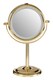 image 1 of Cassini Gold Finish LED Small Table Mirror