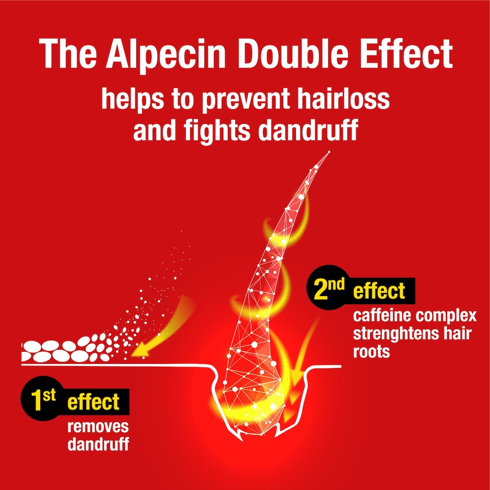 image 1 of Alpecin Double Effect Shampoo 3x 200ml