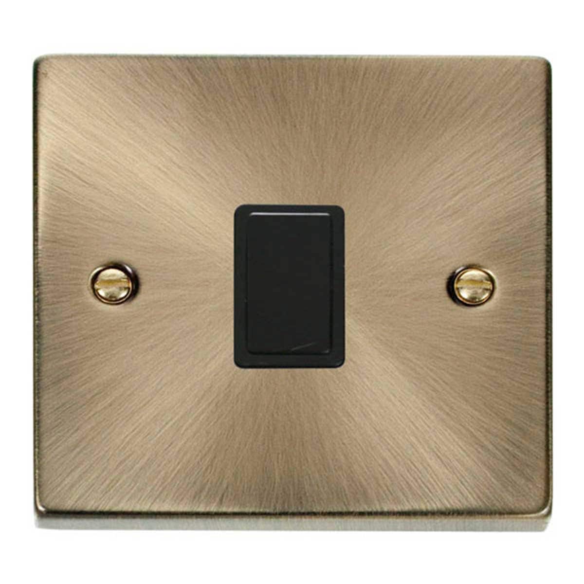 SE HOME Antique Brass 1 Gang 20A DP Switch Brown Antique Brass