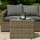 image 4 of 5 Seater Natural Weave Lounge Corner Set