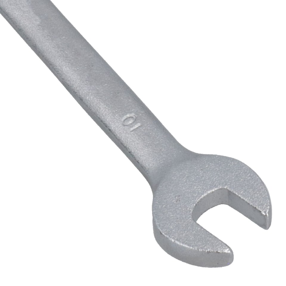 image 1 of 10mm Metric Double Jointed Flexi Ratchet Combination Spanner Wrench 72 Teeth