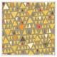 image 1 of Yellow geometric triangles (Picutre Frame) White | L