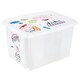 image 1 of Keeeper Peppa Pig Turn Around Stackable Box with Lid 30 Litre Natural Transparent