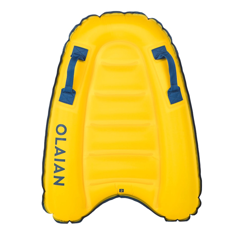 image 1 of Decathlon Kids' Discovery Inflatable Bodyboard - Yellow 4-8 years (15-25 kg)