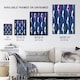 image 3 of Vintage Japanese Arrowheads Pattern Vintage Wall Art Print Korin 18x24"