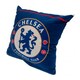 image 2 of Chelsea FC Official Football Crest Cushion - Blue/White - One Size