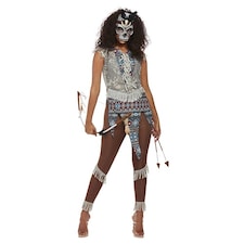 Dark Spirit Warrior Fancy Dress Costume Ladies Small - UK 8-10