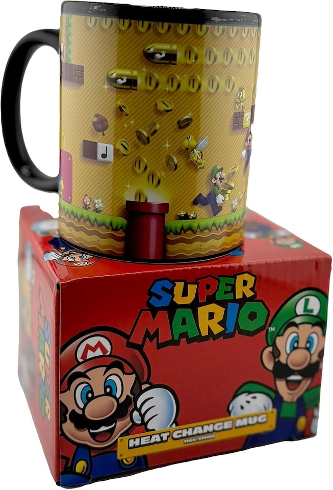 image 1 of Super Mario Gold Coin Rush Heat Changing Mug