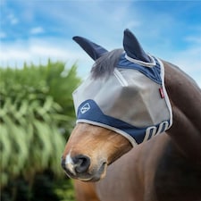 LeMieux ArmourShield Pro Half Fly Mask Blue | Small