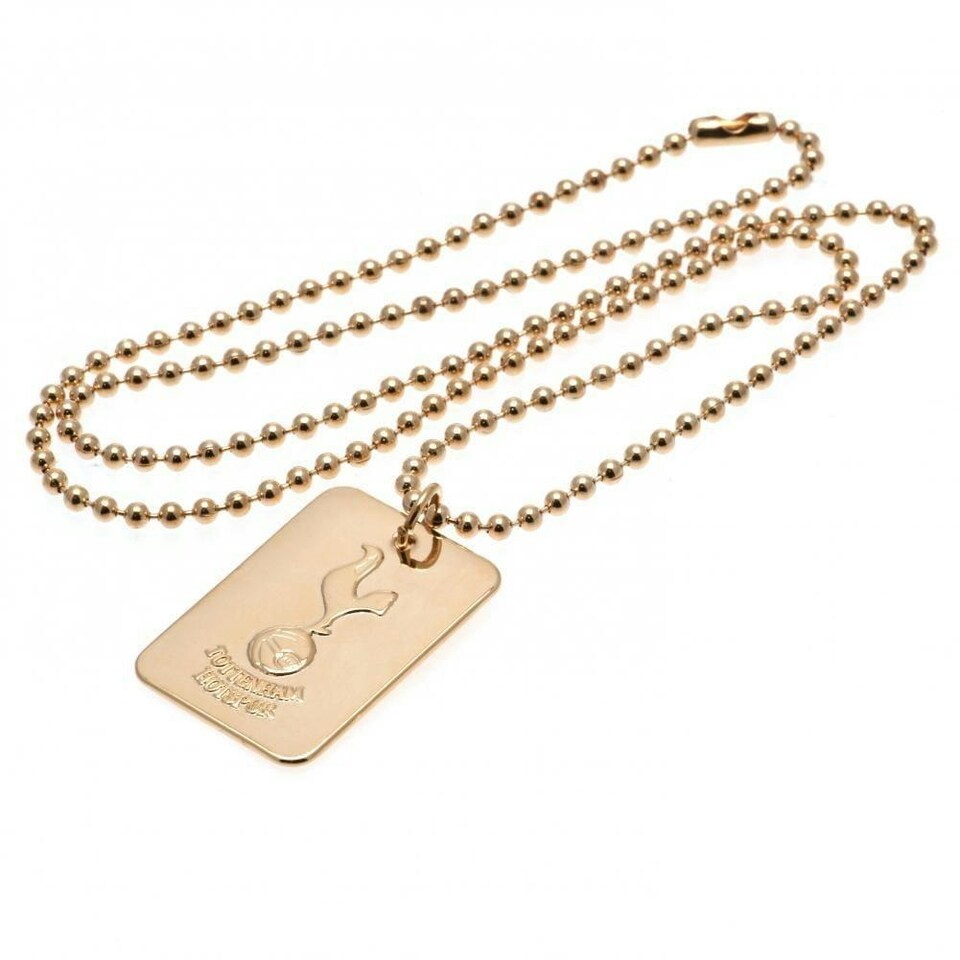 image 1 of Tottenham Hotspur FC Dog Tag - Gold - One Size