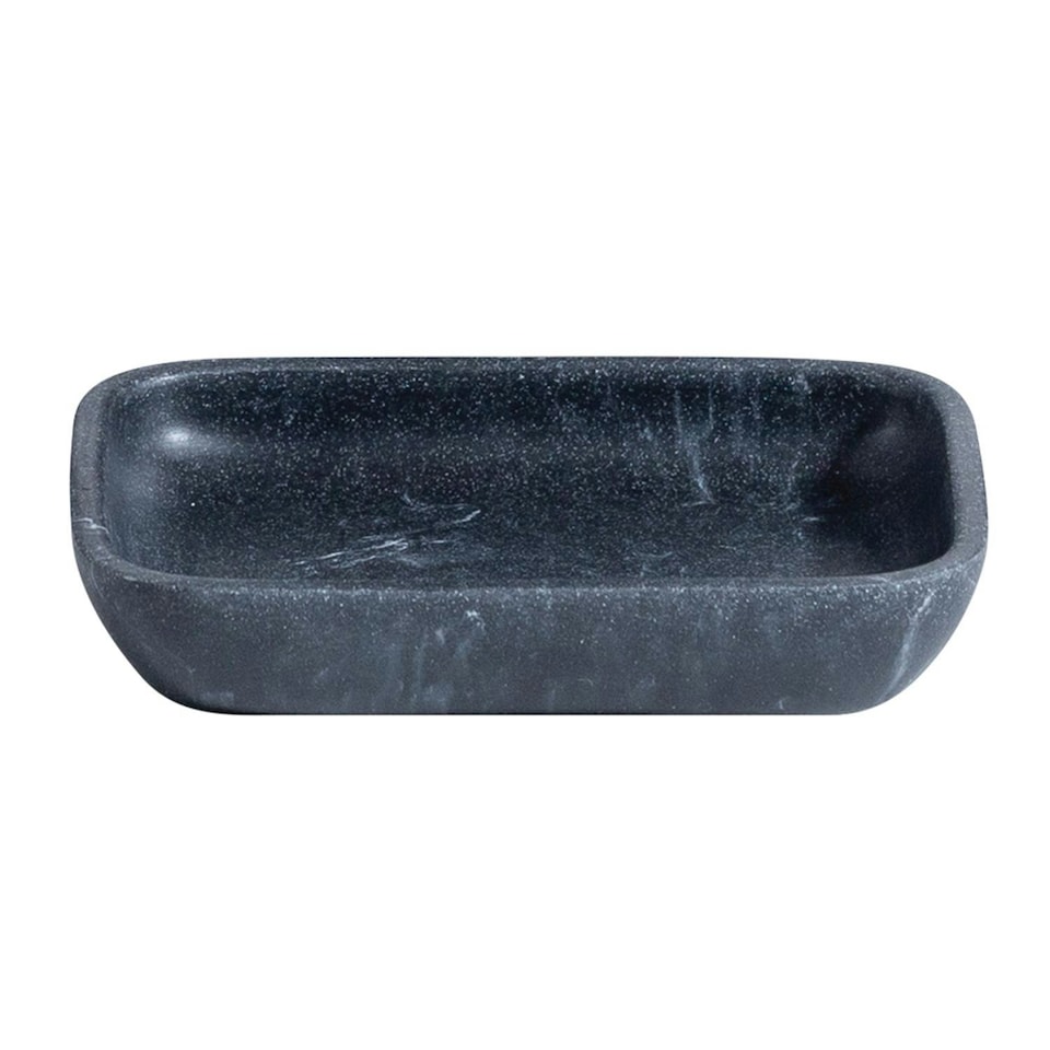 image 1 of Showerdrape Octavia Grey Marble & Chrome Soap Dish
