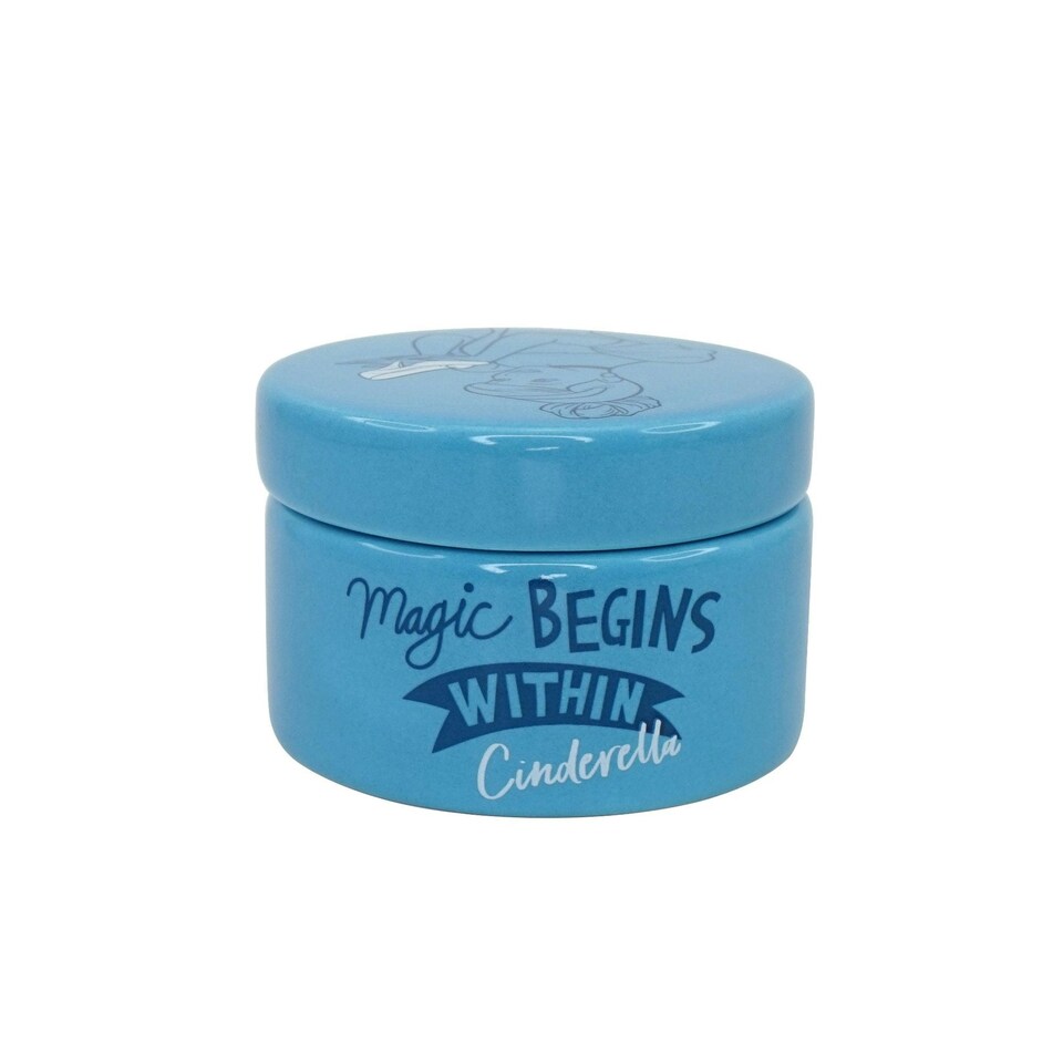 image 1 of Box Round Ceramic (6cm)  - Disney Cinderella