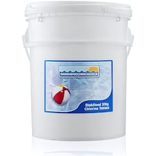 200g Stabilised Chlorine Tablets - Swimming Pool Chemicals - 20kg