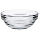 image 1 of Duralex Lys Stacking Glass Cooking / Ingredients / Food Bowl - 7.5cm Clear