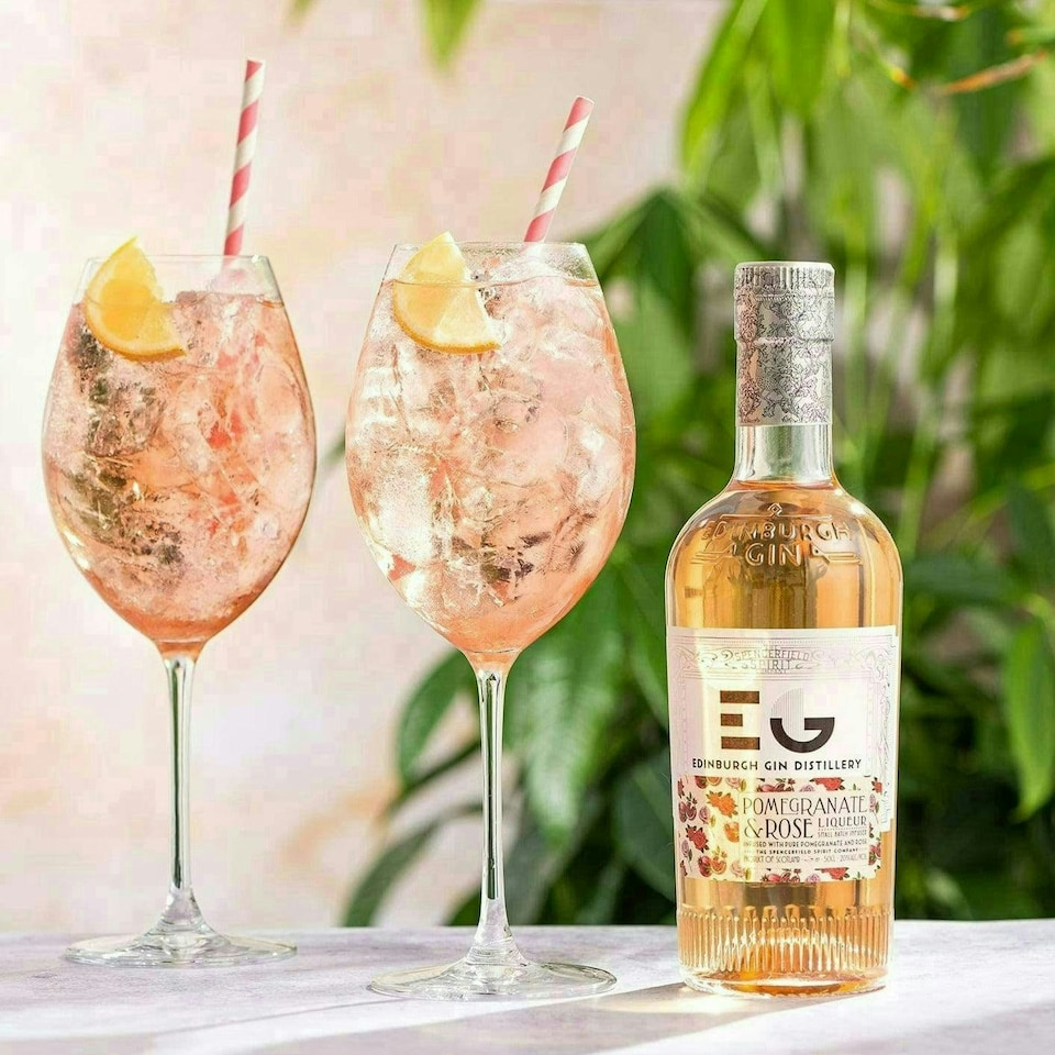 image 1 of Edinburgh Pomegranate & Rose Gin Liqueur