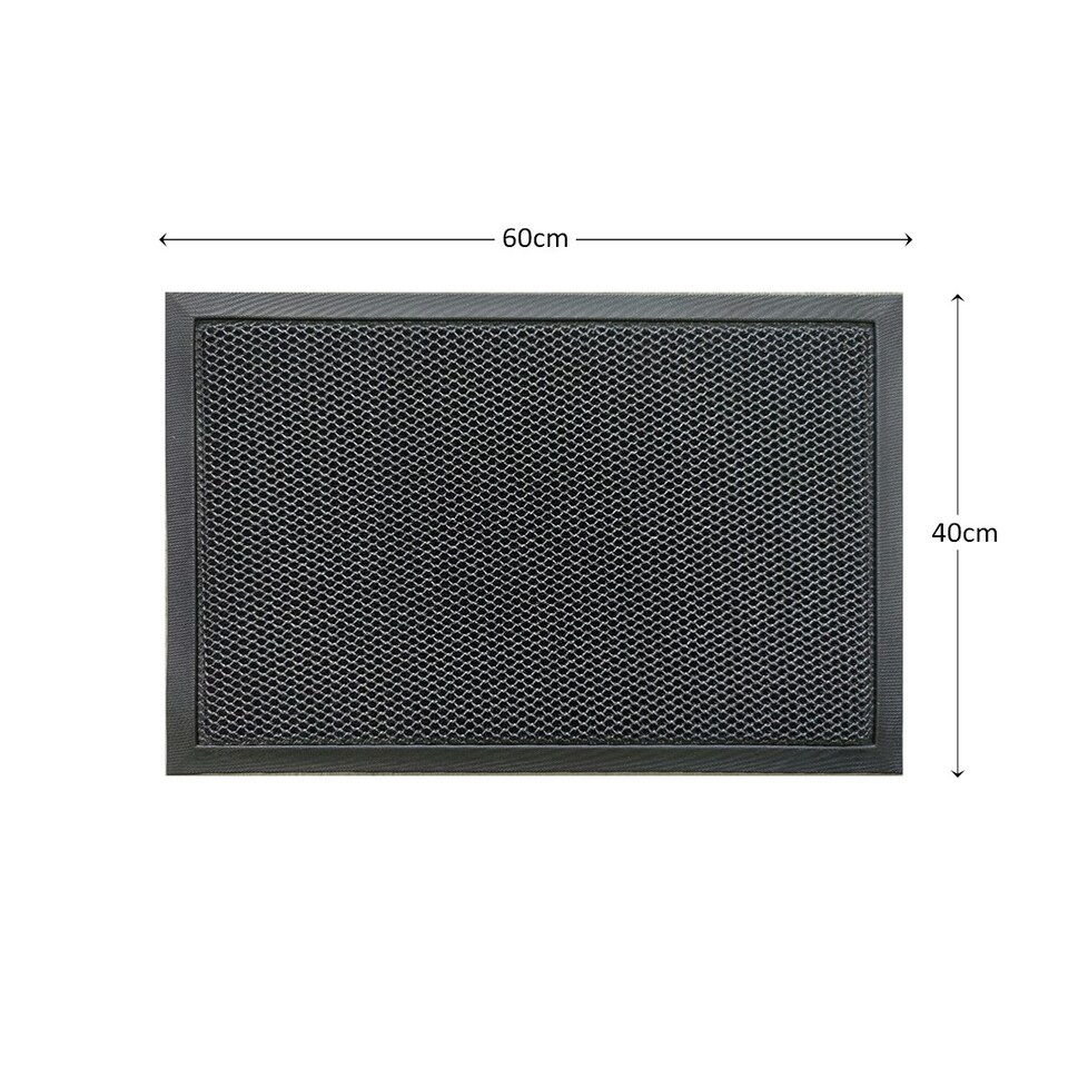 image 1 of Nicoman Meshmat Entrance Doormat Grey | 60cm x 40cm